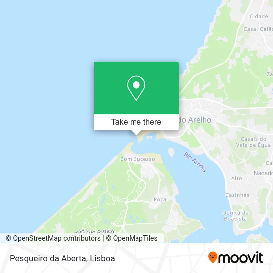 Pesqueiro da Aberta map