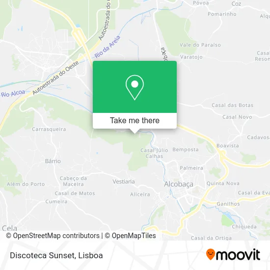 Discoteca Sunset map