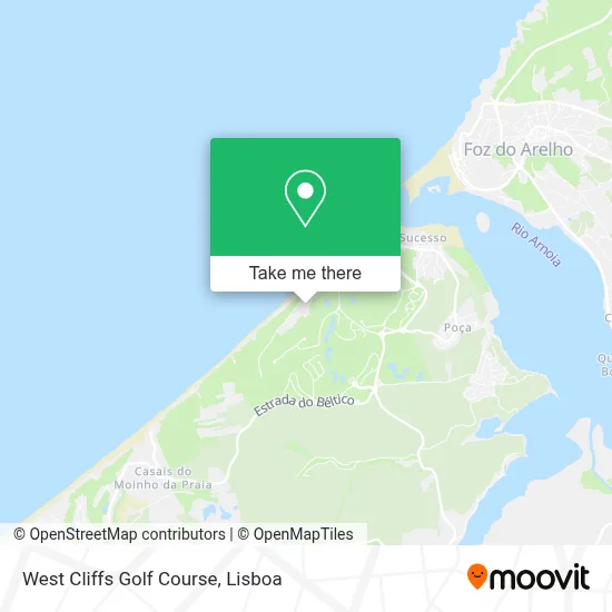 West Cliffs Golf Course map