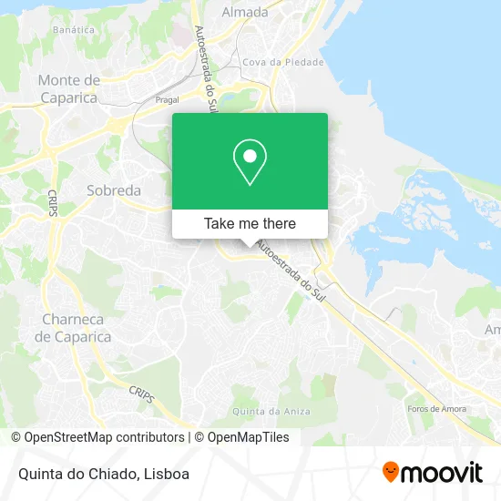 Quinta do Chiado map