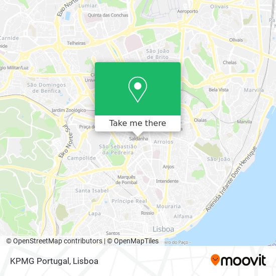 KPMG Portugal map