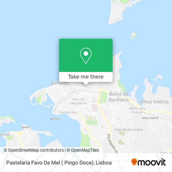 Pastelaria Favo De Mel ( Pingo Doce) map