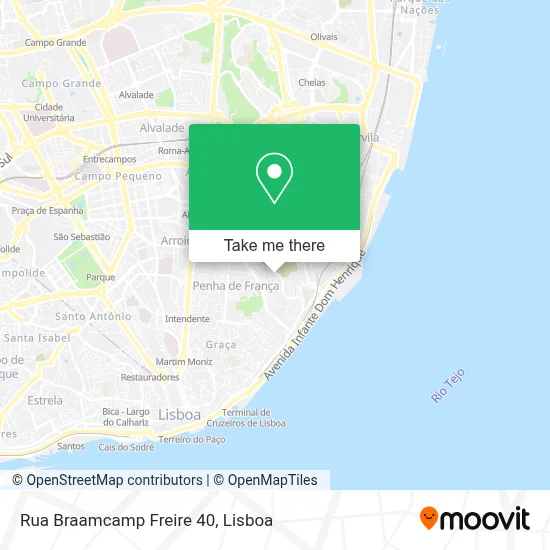 Rua Braamcamp Freire 40 map