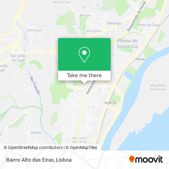 Bairro Alto das Eiras map