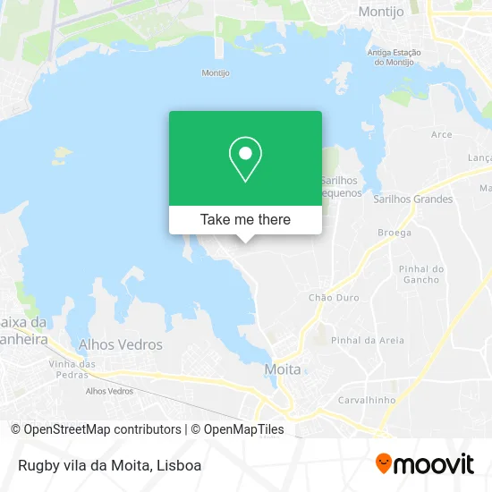 Rugby vila da Moita map