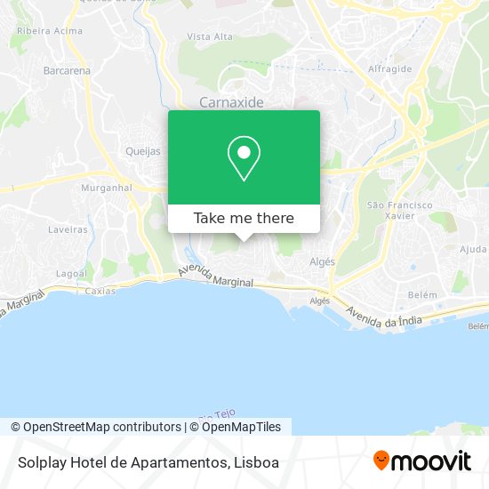 Solplay Hotel de Apartamentos map