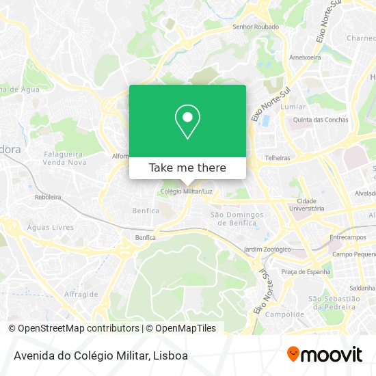 Avenida do Colégio Militar map