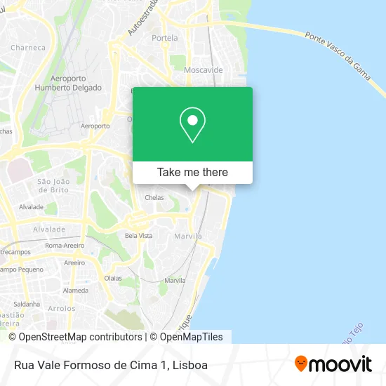 Rua Vale Formoso de Cima 1 map