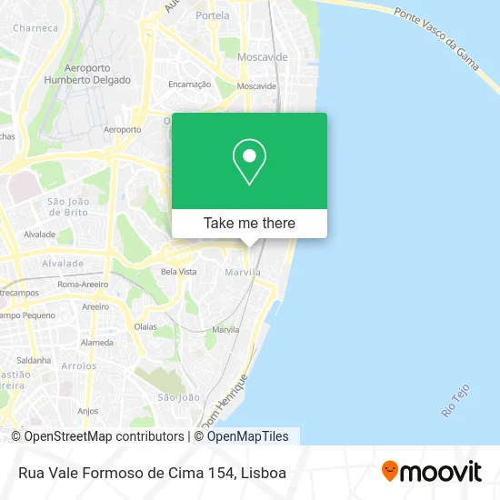 Rua Vale Formoso de Cima 154 map