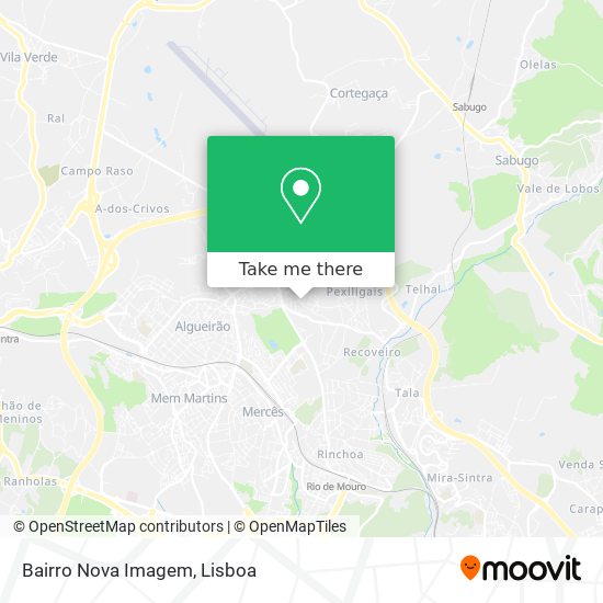 Bairro Nova Imagem map