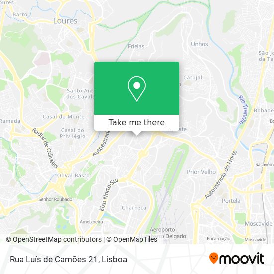 Rua Luís de Camões 21 map