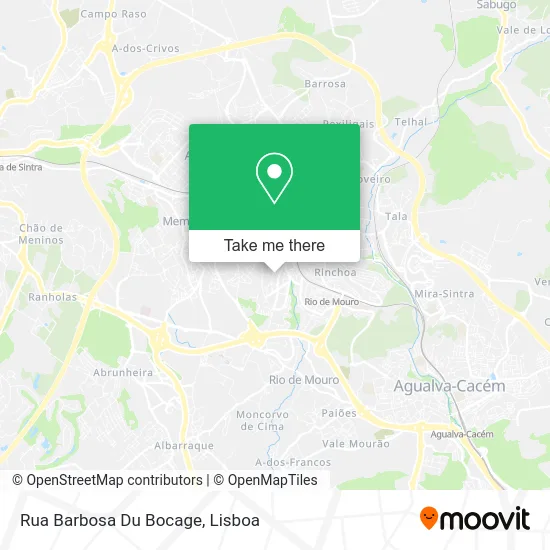 Rua Barbosa Du Bocage map