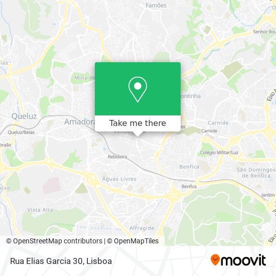 Rua Elias Garcia 30 mapa