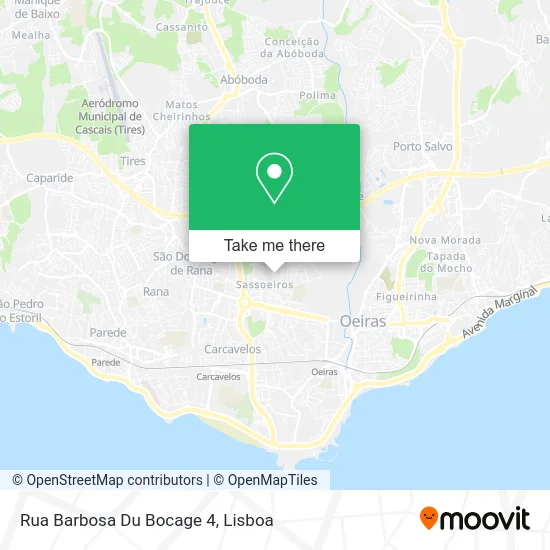 Rua Barbosa Du Bocage 4 map