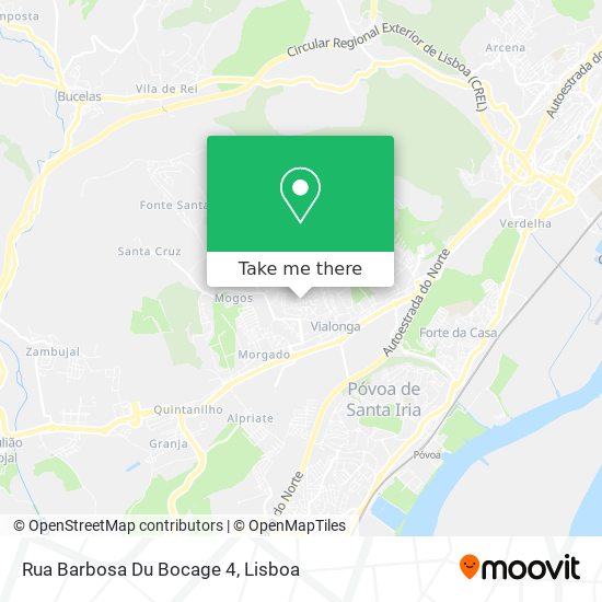 Rua Barbosa Du Bocage 4 mapa
