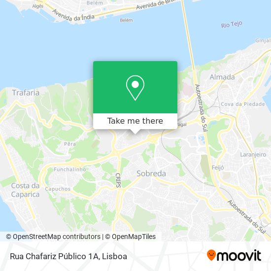 Rua Chafariz Público 1A map