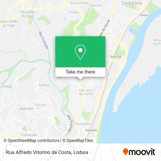 Rua Alfredo Vitorino da Costa map