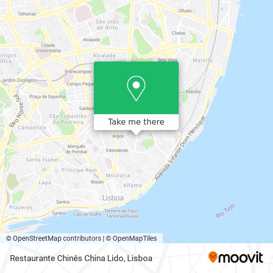 Restaurante Chinês China Lido map