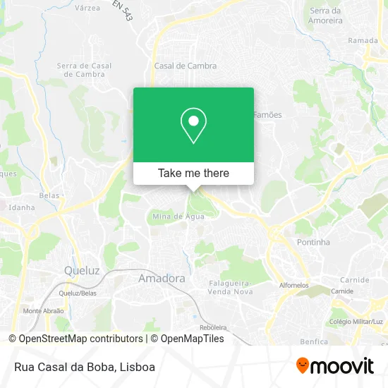 Rua Casal da Boba map