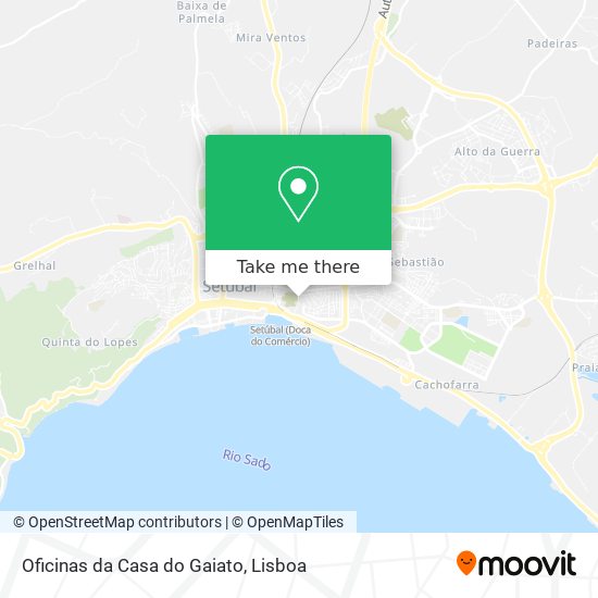 Oficinas da Casa do Gaiato map