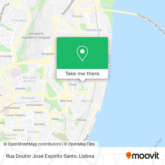 Rua Doutor José Espírito Santo map