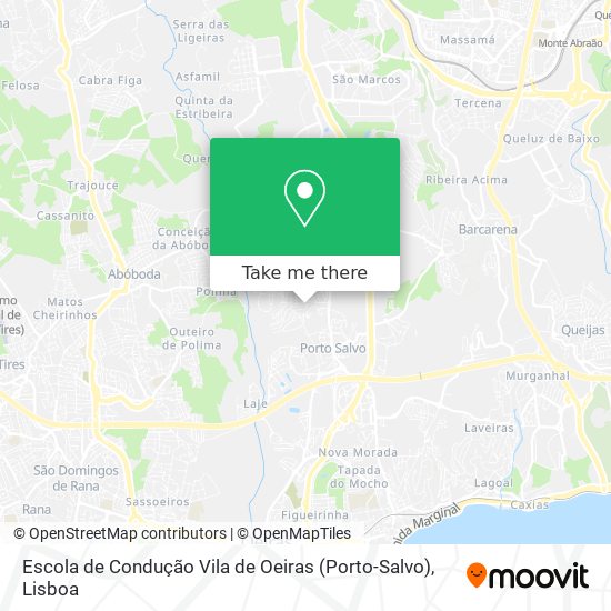 Escola de Condução Vila de Oeiras (Porto-Salvo) map