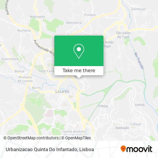 Urbanizacao Quinta Do Infantado map