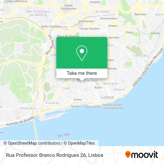 Rua Professor Branco Rodrigues 26 map