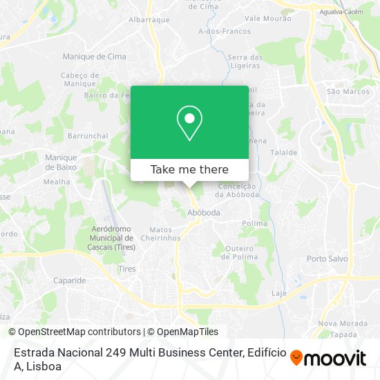 Estrada Nacional 249 Multi Business Center, Edifício A map