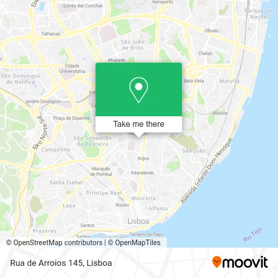 Rua de Arroios 145 map