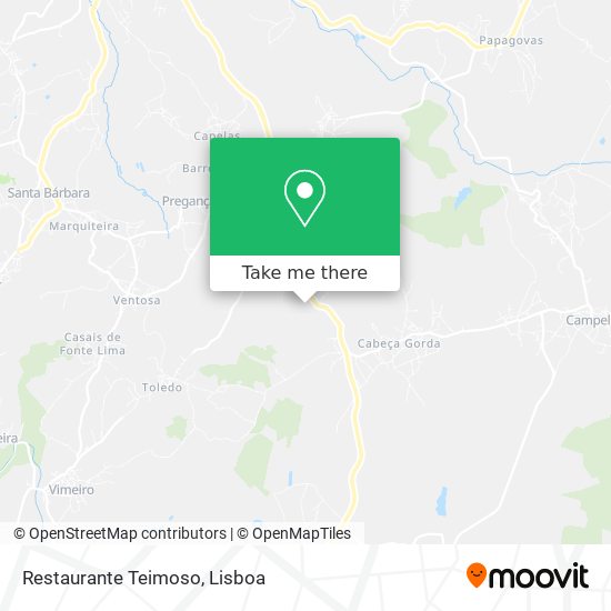 Restaurante Teimoso map