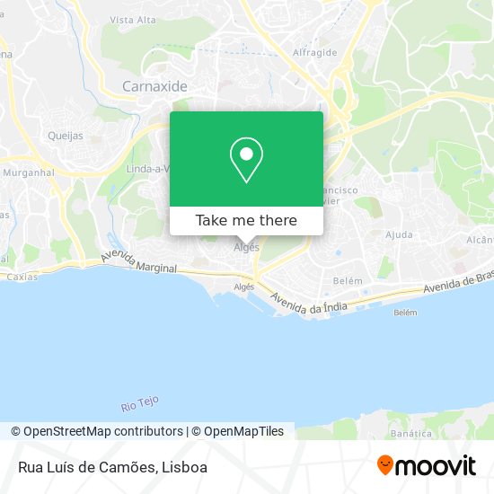 Rua Luís de Camões map