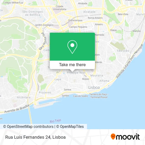 Rua Luís Fernandes 24 map