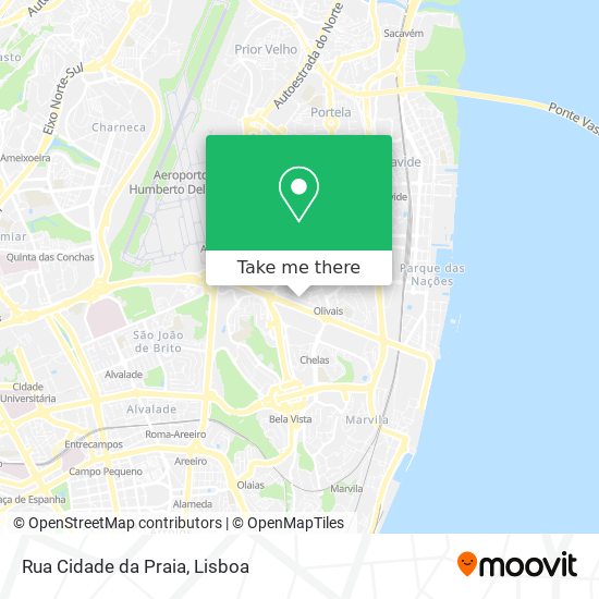 Rua Cidade da Praia map