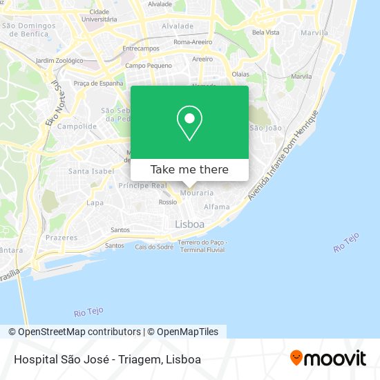 Hospital São José - Triagem map