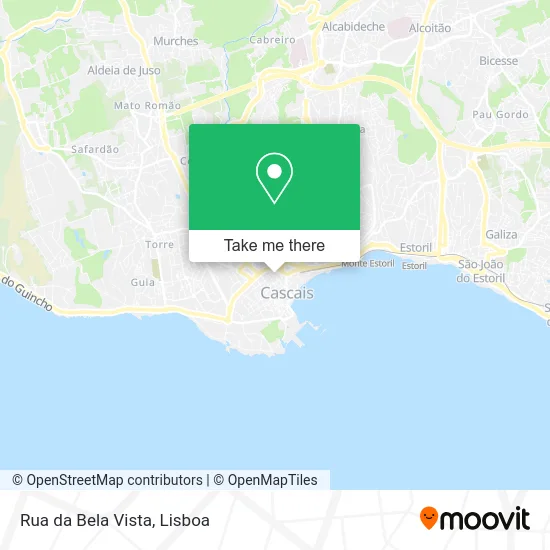 Rua da Bela Vista map