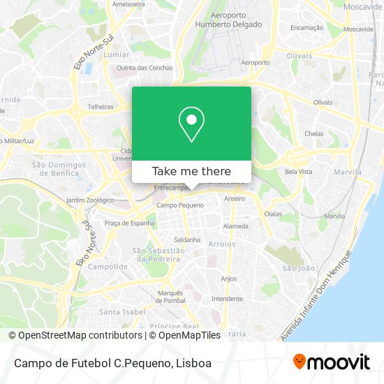 Campo de Futebol C.Pequeno map