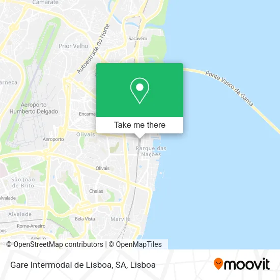 Gare Intermodal de Lisboa, SA map