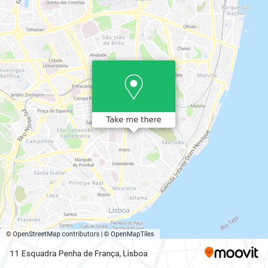 11 Esquadra Penha de França mapa