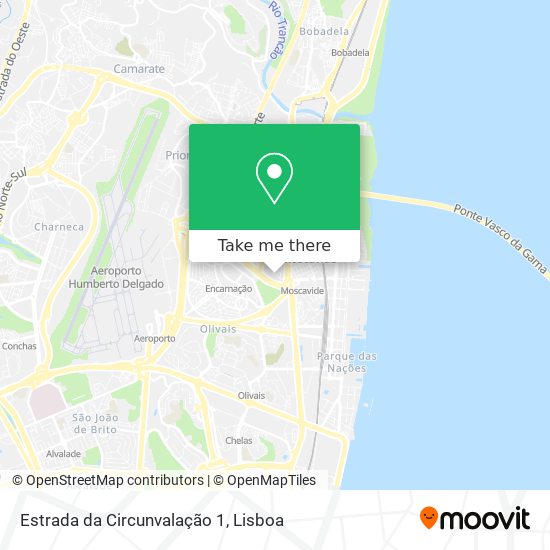 Estrada da Circunvalação 1 map