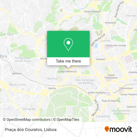 Praça dos Couratos map