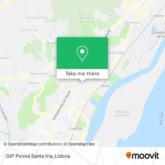 GIP Povoa Santa Iria map