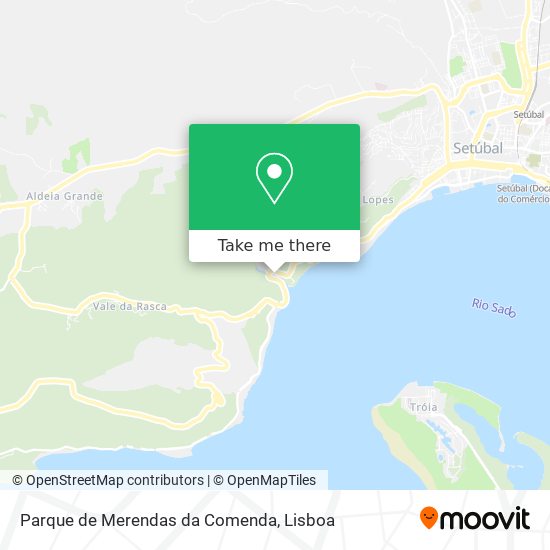 Parque de Merendas da Comenda map