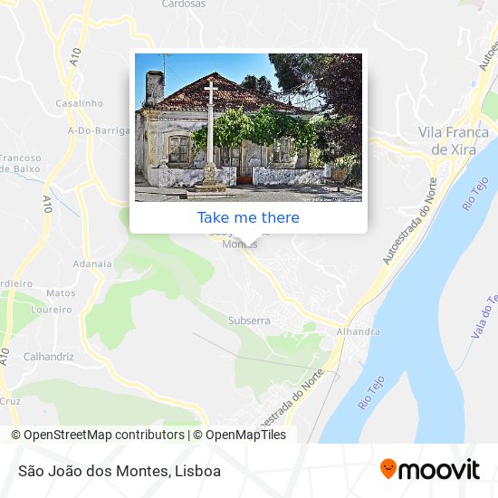 São João dos Montes map