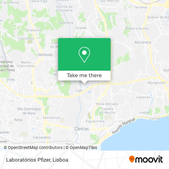 Laboratórios Pfizer map