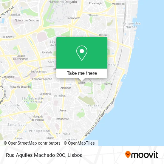Rua Aquiles Machado 20C map