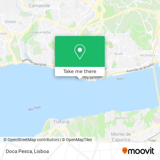 Doca Pesca mapa