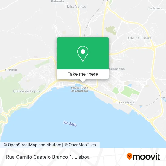 Rua Camilo Castelo Branco 1 mapa