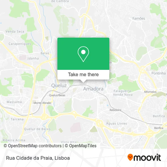 Rua Cidade da Praia map