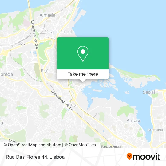 Rua Das Flores 44 map